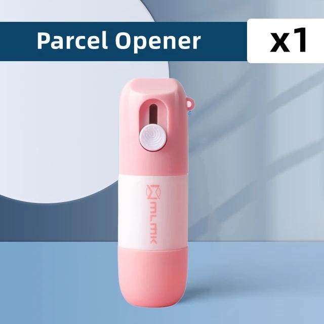 3pcs Thermal Paper Correction Fluid Address Blocker Eraser With Retractable Knife Parcel Opener Anti Peep Identity Information