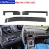 For BMW E46 1998-2005 Carbon Fiber Trument Central Center Panel Trim Strip Car Interior Accessories Decorative Stickers