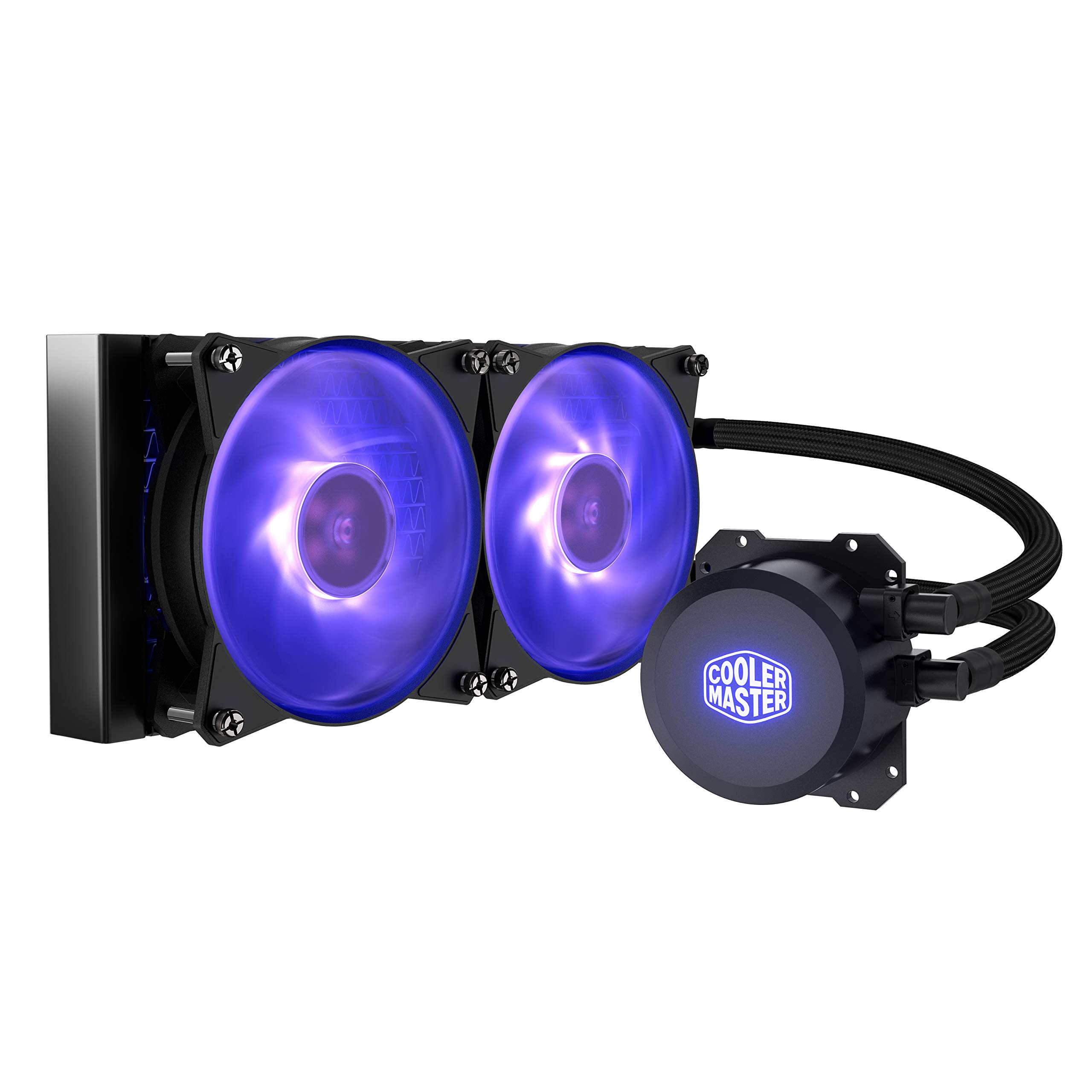 

Кулер для процесора Cooler Master MasterLiquid ML240L RGB з водяним охолодженням та FN1138 [Сумісний з Intel/AMD] MLW-D24M-A20PC-R1