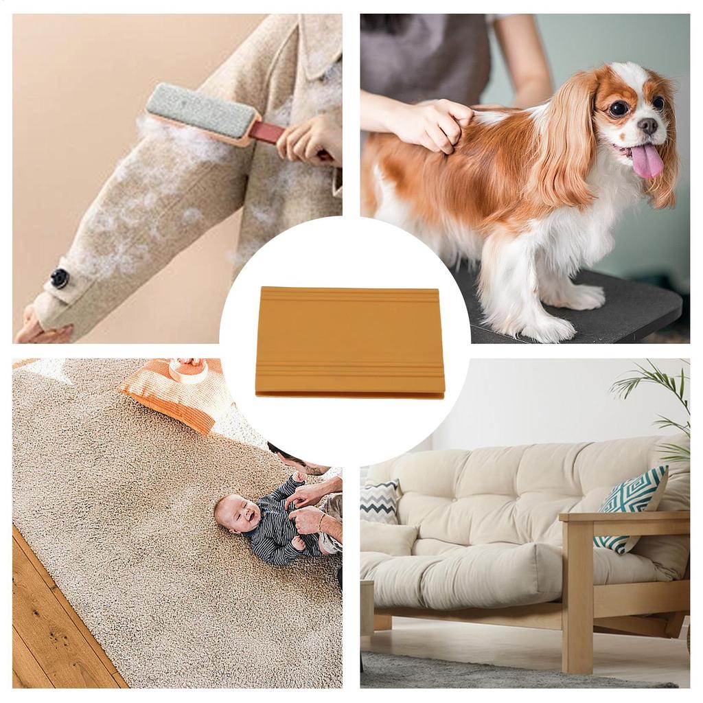 Pet Hair Remover For Laundry Cat Hair Removal Furniture Scraper For Carpet Portable Cleaner Squeegee For Carpet Car Interior