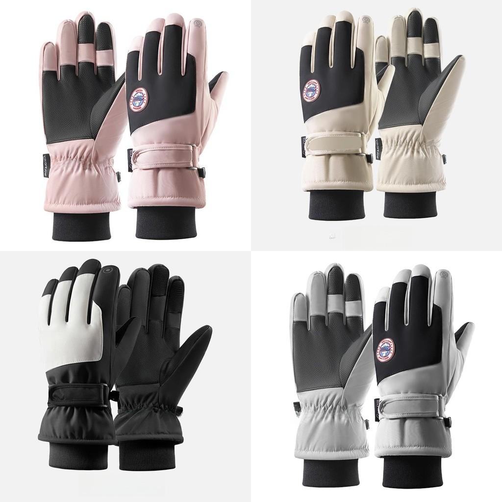 Snow Ski Gloves Women Men Touchscreen Waterproof Windproof Thick Oxford Fabric For Winter Outdoor Sports