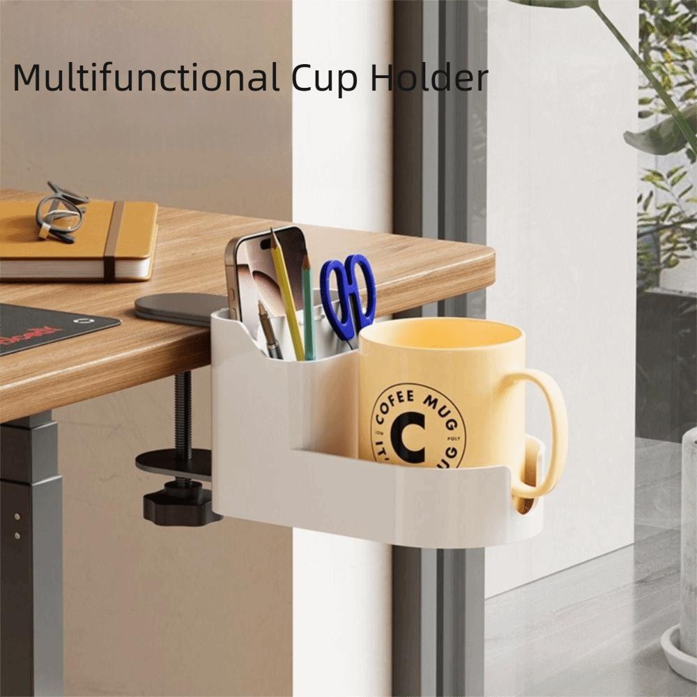 ABS Desktop Storage Box Height Adjustable Beverage Storage Rack  Under Desk Storage