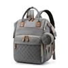 Mummy Backpack With Foldable Crib Soft Mattress Multifunctional Mommy Bags Baby Bottle Insulation Storage Bags Diaper Organizer