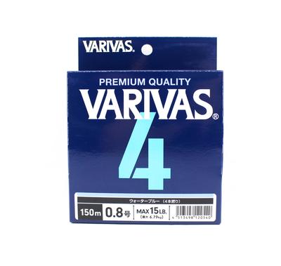 Varivas PE Line Varivas 4 X4 Blue 150 м PE 0.8 Макс. 15 фунтів (0540)