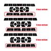 For Jaguar XF Button Stickers Black Covers 2012 to 2015 For Jaguar X250 Car Accessories Interior AC Gear Switch Repair Decals