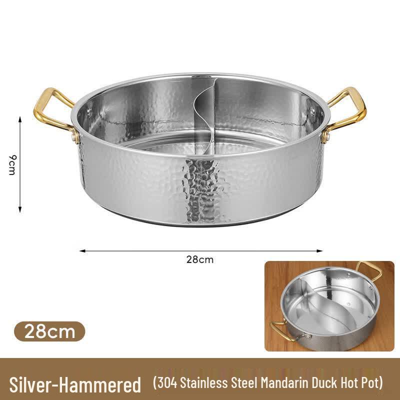 Chu Yi Qi Hammered Copper Yinyang Hotpot