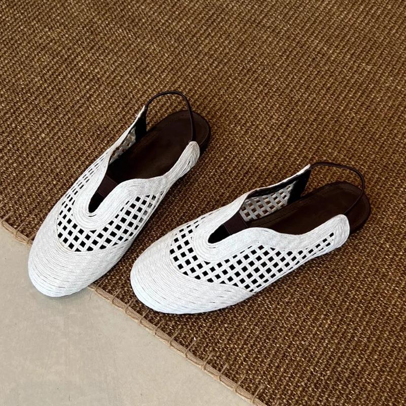 Fashion Women's Sandals Designer Flats Casual Shoes Summer Slingback Woman Slippers 2025 Walking Flip Flops New Designer Slides Mujer