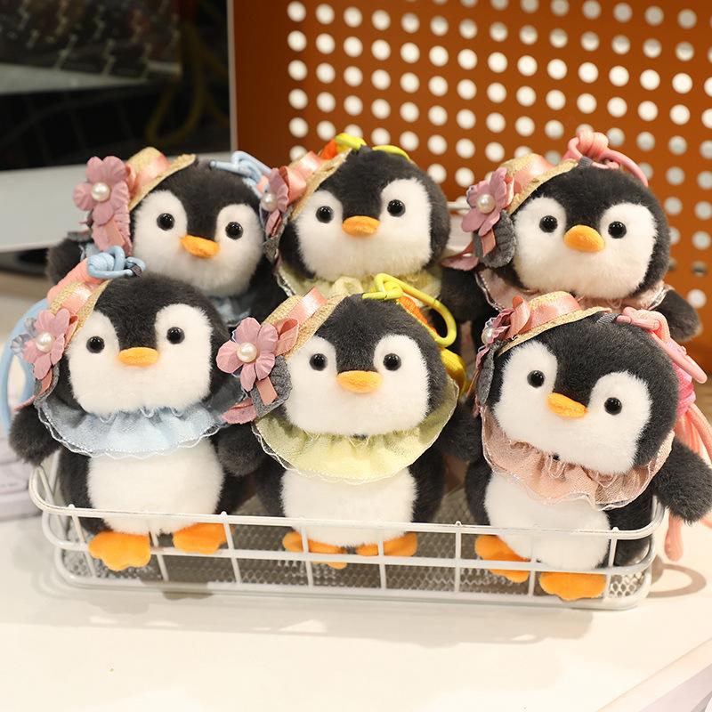 Cute Cute Little Penguin Pendant Plush Toy Doll Emperor Penguin Doll Couple Bag Keychain Rag Doll