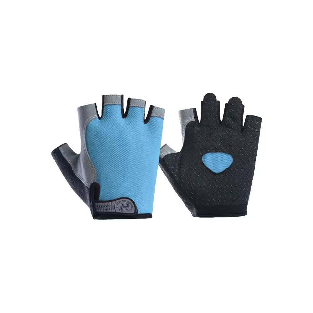 Gym Gloves Woman Men Weight Lifting Crossfit Bodybuilding Dumbbells Glove Anti Slip Fingerless Gloves for Exercise Powerlifting