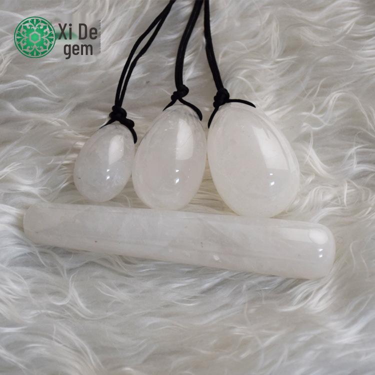 

Набор яиц йони из розового кварца: Кристальный Камень Яйцевидный Послеродовое Восстановление и Массаж Натуральный Нефрит Подарочная Коробка из Четырех Предметов