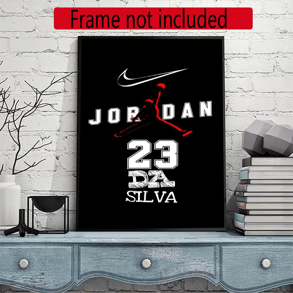 Jordan Diamond Painting Round Diamond Mosaic Rhinestones Diamond Embroidery Craft Kit Wall Decor Without Frame