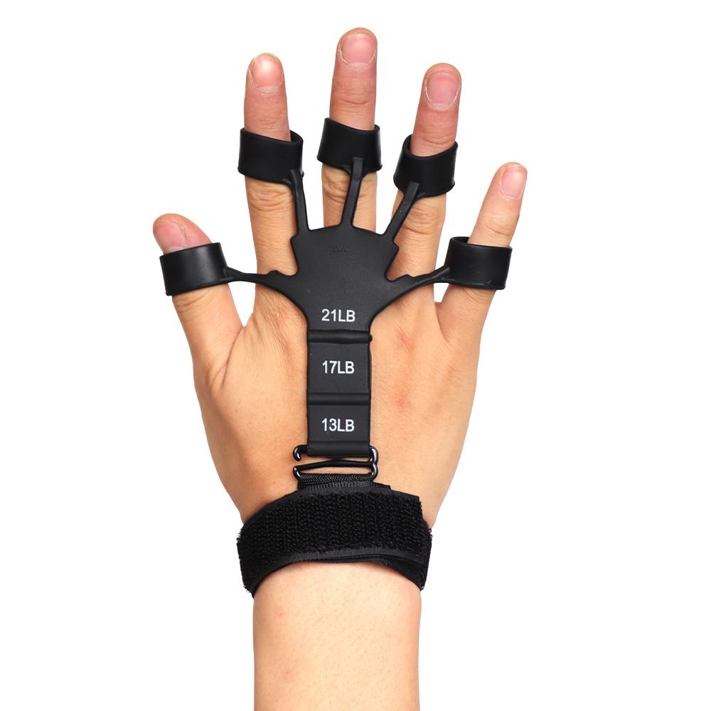 5 Finger Hand Therapy Grip Strengthener Silicone Exerciser For Wrist Rehabilitation And Recovery