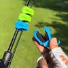 Portable Quick-Attach Fishing Rod Clip Fishing Rod Holder Ball Straps Lightweight Fishing Tackle Ties Organizer Storage Racks Fishing Accessories