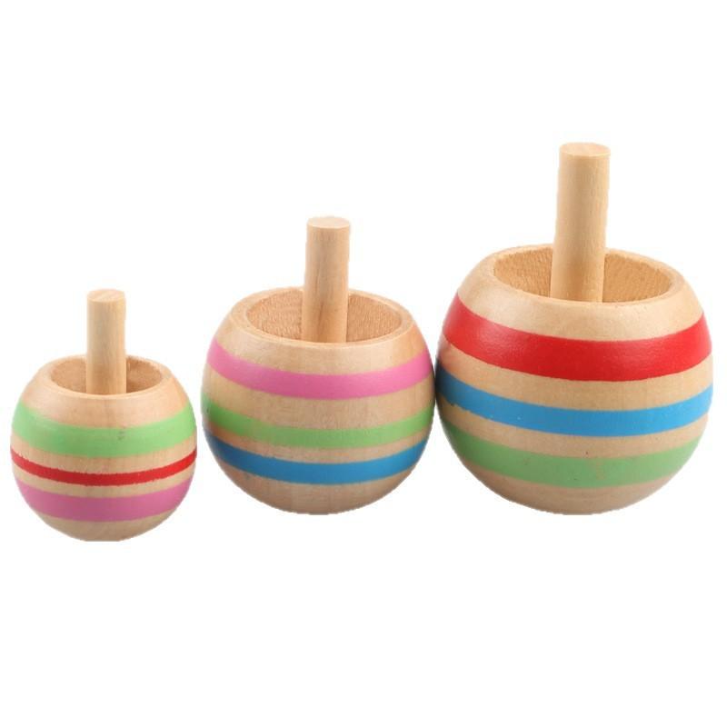 Classic Wooden Spinner Toy Pack For Entertainment And Skill Development For All Ages