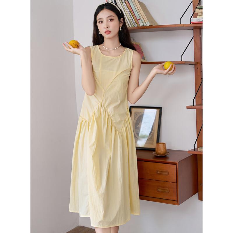 MokaNa Women's Urban Casual Sleeveless Dress