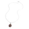 925 Sterling silver Gorgeous design Colorful Natural Tourmaline pendant necklace for women girls fine jewelry nice gift