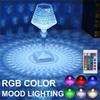 1Pc Crystal Table Lamp Rechargeable Touch Light-changing Eye Protection Lamp For Home Bedroom Bedside Decoration Lights Dropshipping