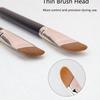 1pc Upgraded Version DM-191 Flat Round Ultra-Thin Makeup Brush For Professional Foundation And Concealer Contouring