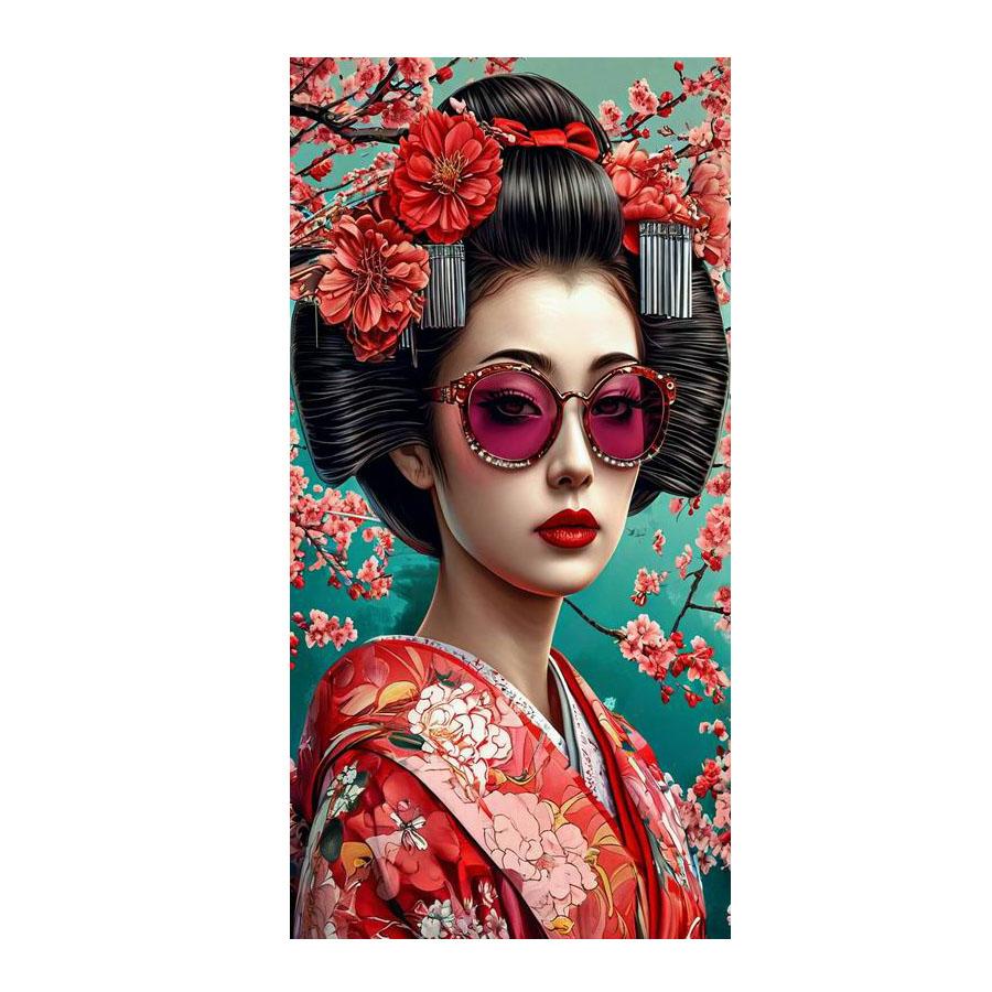 

Алмазная живопись, новая коллекция, японское кимоно, женщины, сделай сам, полная вышивка стразами, женщина и дракон, мозаика, наборы для вышивки крестом, настенный декор Round drill 30x60cm