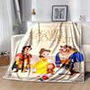 1pc Beauty and the Beast Theme Blanket, Soft Home Office Outdoor Gift for Kids Adults