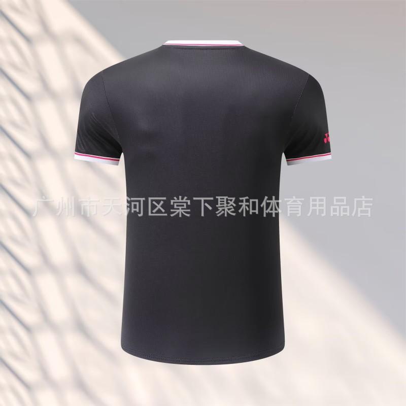 Quick-Dry Badminton Shirt Men Women Short Sleeve Sport T-Shirt Breathable Training Top Athletic Wear