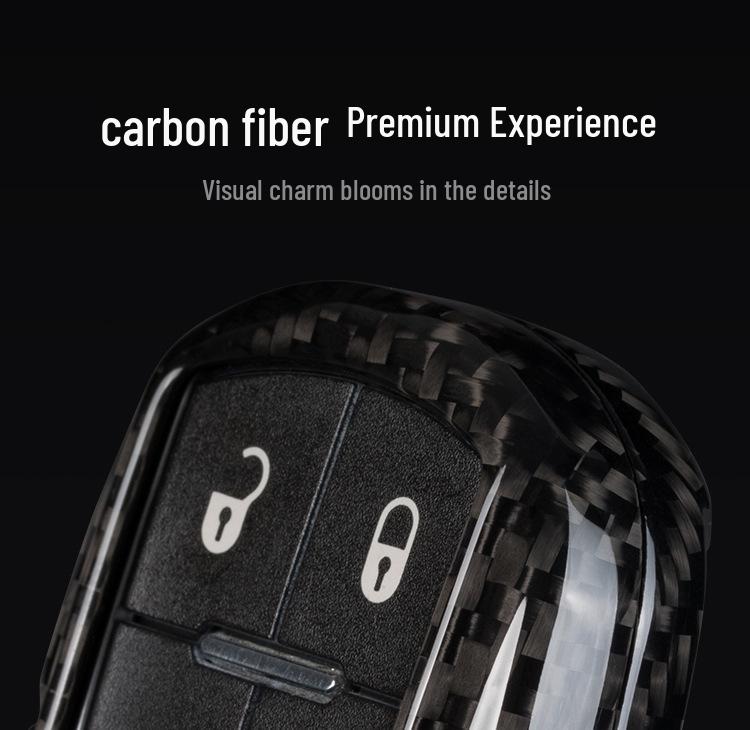 Maserati Levante & Ghibli Carbon Fiber Key Shell Cover by T-carbon