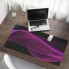 Non-slip Protective Desk Mat with Wavy Lines Graphics 100X50 Cm