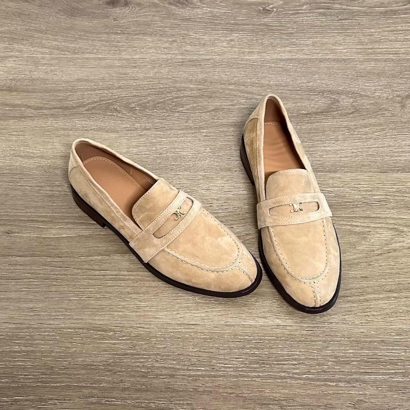 Ретро Одиночная Обувь Простая и Универсальная Женская Обувь на Низком Каблуке с Толстой Подошвой 40 хаки 3680₽