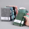 Notebook Stylový přenosný diářový zápisník s designem s elastickým popruhem Kompaktní záznamový blok pro domácí kancelář