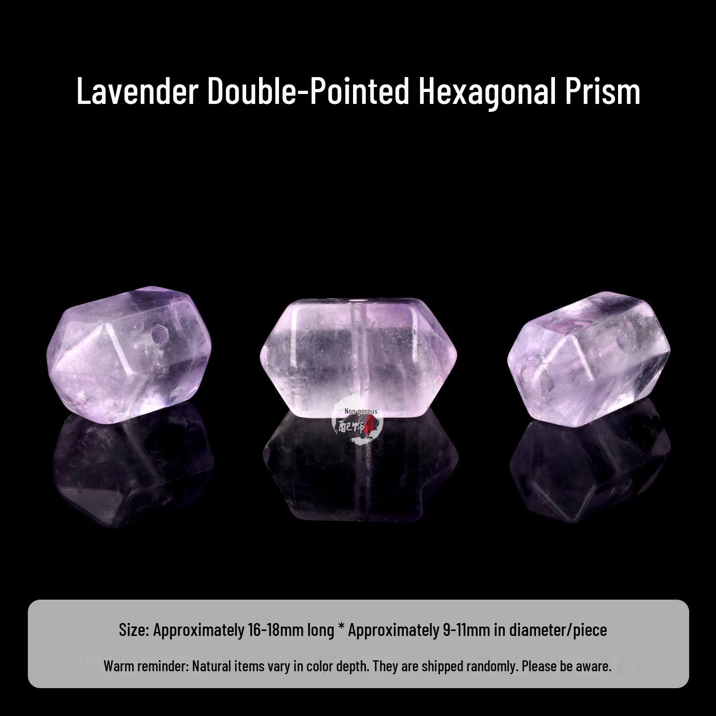 Natural Lavender Hexagonal Beaded Bracelet - Versatile Handmade Crystal Accessories