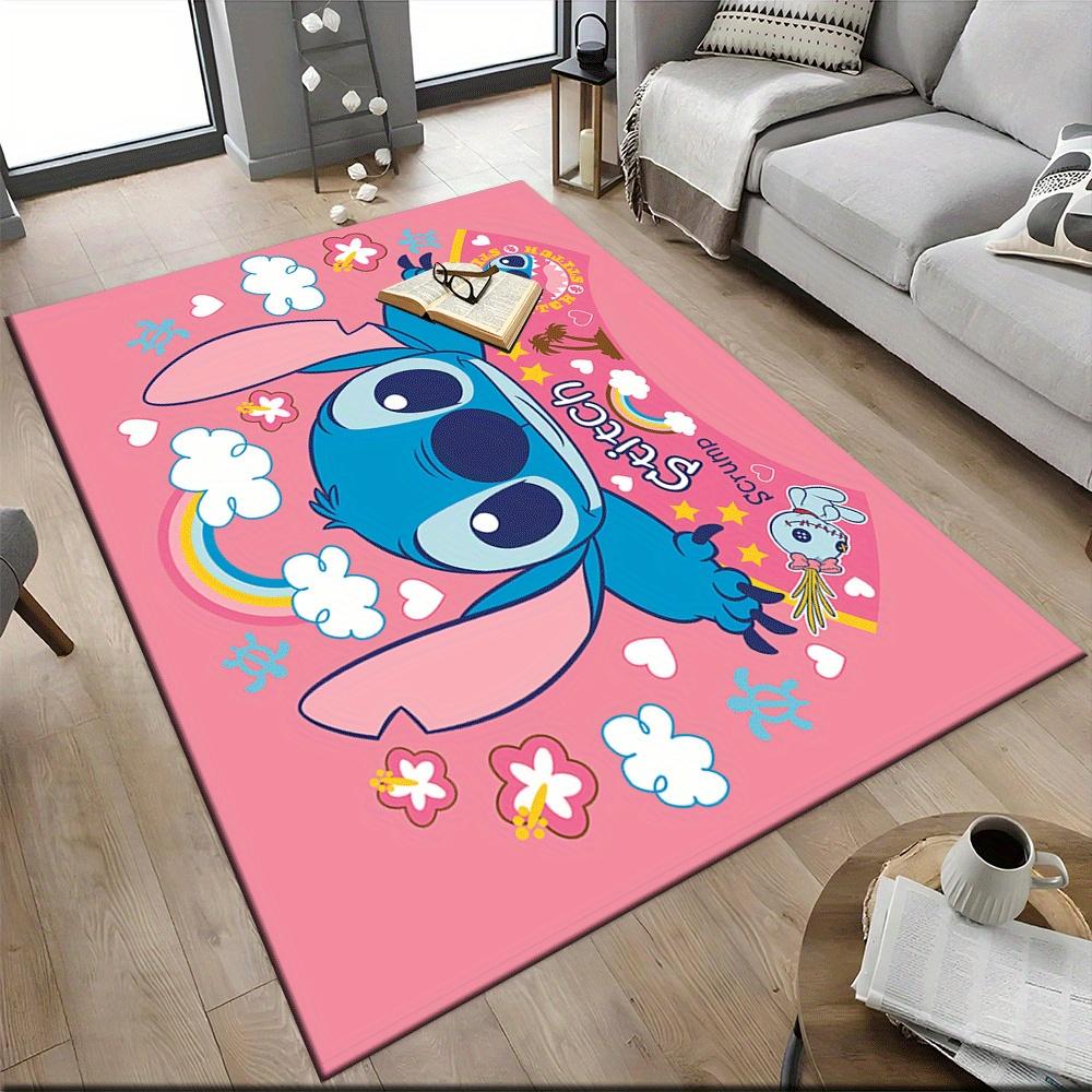 1 pezzo Lilo e Stitch-(15)_01 Tappeto Area Tappeto, Camera da Letto e Sala Giochi Durevole, Resistente alle Macchie e Facile Da Pulire, Soggiorno