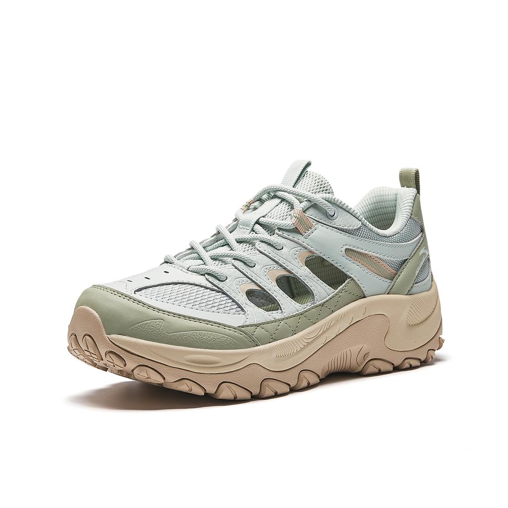 Anta Explore Mountain Summer Outdoor Water Sports Wear Resistant Shock Absorbing Creek Shoes Women Shoes White Gray Green 122638534-1