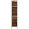 Vintage Wood Bookshelf 40 x 30 x 189.5 cm Engineered Wood