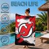 Jersey Devils Logo Beach Towel, Super Soft Microfiber, Perfect Gift for Her/Him, Birthday, for Pool, Beach, Travel, Decor Beach Party