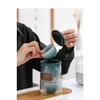 Japanese Style Kung Fu Tea Set Portable Glass Quick Tea Cup One Pot Four Cups with Bag