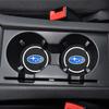 For Subaru STI Forester Legacy Outback WRX Crosstrek Car 2Pc Car Coasters Water Cup Slots Non-Slip Mat Water Cup Pad VV333