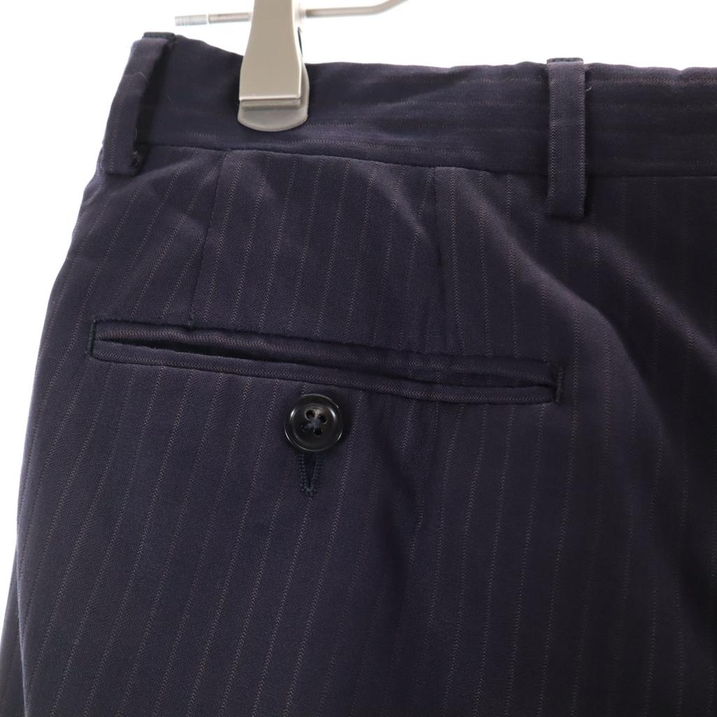 Armani Collezioni Made In Italy Stripe Pants Suit Setup 46 Navy System Men's Used