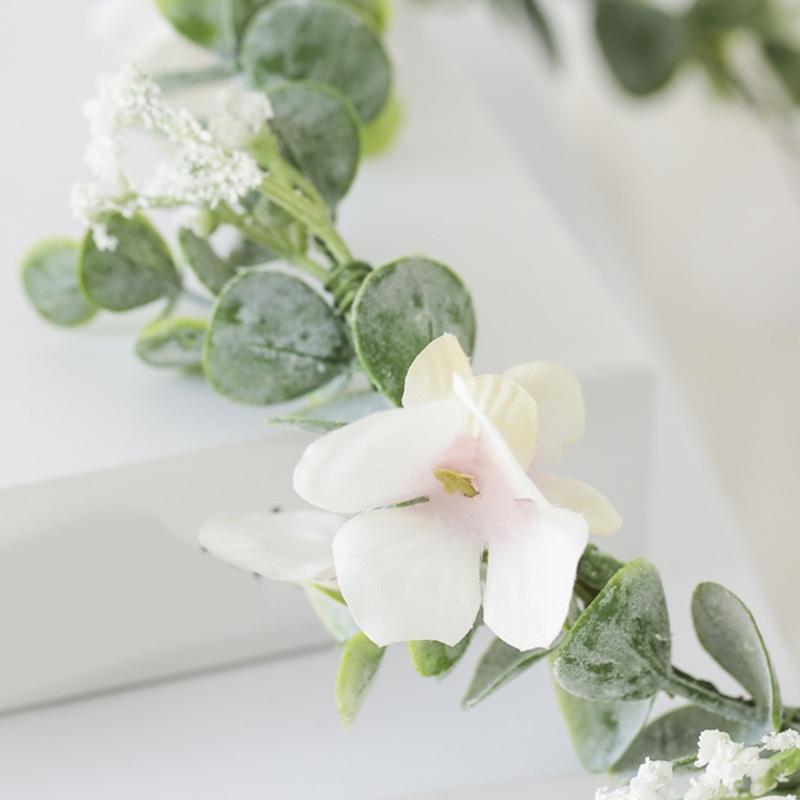 Blomsterkransar Blomsterkrans Hårband Håraccessoarer Blomsterkronor Bröllop Festivaler Fotorekvisita Huvudprydnad för Kvinnor