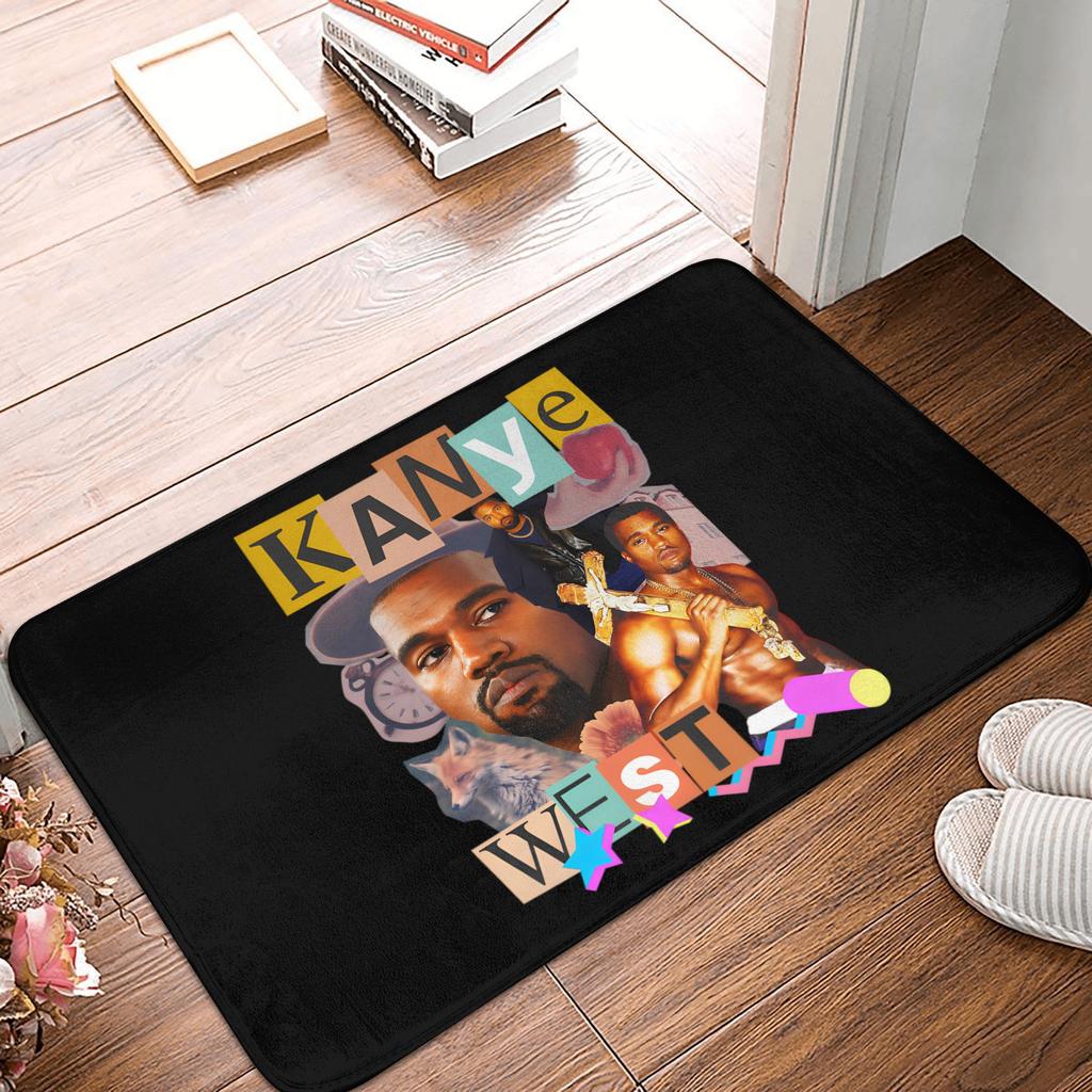 Popular Singer Kanye West Front Door Floor Entrance Mats Outdoor  Kitchen Bathroom Doormat Bedroom Carpet Rug