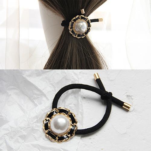 Korean Rhinestone Elegant Scrunchies Women Girls Elastic Hair Rubber Band Accessories Tie Hair Ring Rope Headdress