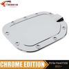 Chrome Gas Cap Cover Fuel Filler Door Tank Trim for Ford F150 + Accessories