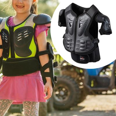 Kinder Motorrad Schutzanzug Körperprotektoren Weste Atmungsaktives Zubehör Einfach zu bedienende Fahrausrüstung für