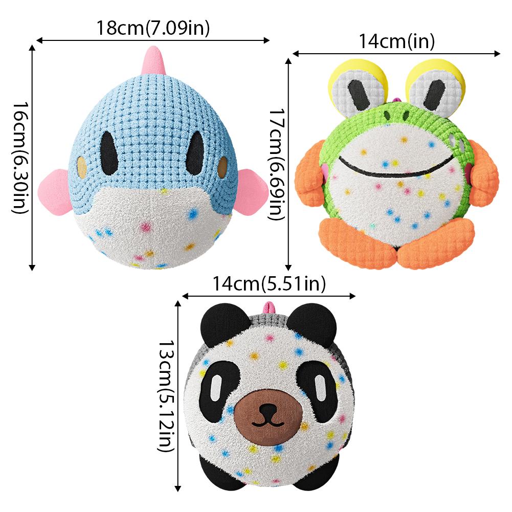 Interactive Dog Toys, 2026 New Active Moving Pet Plush Toy USB Charge Washable Disassemblable Plush Squeaky Dog Toy For Dogs