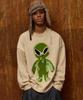 HOODHOOD Alien Damaged Knit Ivory