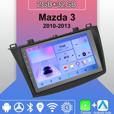 Autorádio Android Carplay pro Mazdu 3 2010-2013 Multimediální přehrávač Hlavní jednotka Stereo GPS Navigace BT WIFI 2+32GB