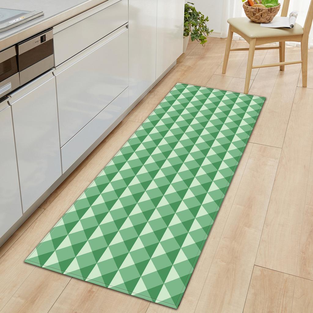 Kitchen Geometric Shape Floor Mat Door Mat Carpet Floor Mat