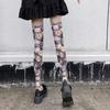 Women's Lolitas Thigh Highs Stockings 3D Cartoon Anime Over the Knee Socks Tights Cats Printed Silk Stockings Hosiery