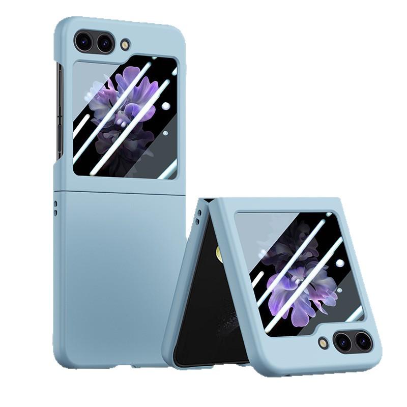 Compatible with Samsung Z Flip 4/5/7: Skin-Feel, Drop-Proof Protective Phone Case with Full Coverage.
