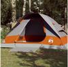 Vidaxl 4-person Dome Tent Grey-orange Waterproof