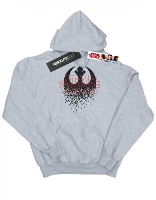 Moletom com capuz feminino The Last Jedi Shattered Emblem